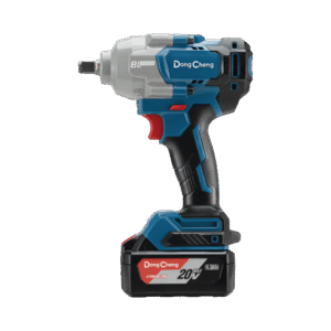 Dong Cheng dcp-b698-fk dcpb698fk Llave de Impacto Inalámbrica de 20 V, incluye 2 Baterías de 5.0 AH, Cargador y Estuche plástico.