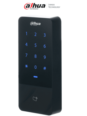Dahua dhi-asi1201e-d-v1 DAHUA DHI-ASI1201E-D-V1 Control de Acceso Independiente con teclado touch y tarjetas ID / 30,000 Usuarios / 60,000 Registros / TCP / IP / Soporta lectora esclavo Wiegand y RS-485 / Uso Exterior IP66/ Salida de voltaje 12v 1A / DSS Pro