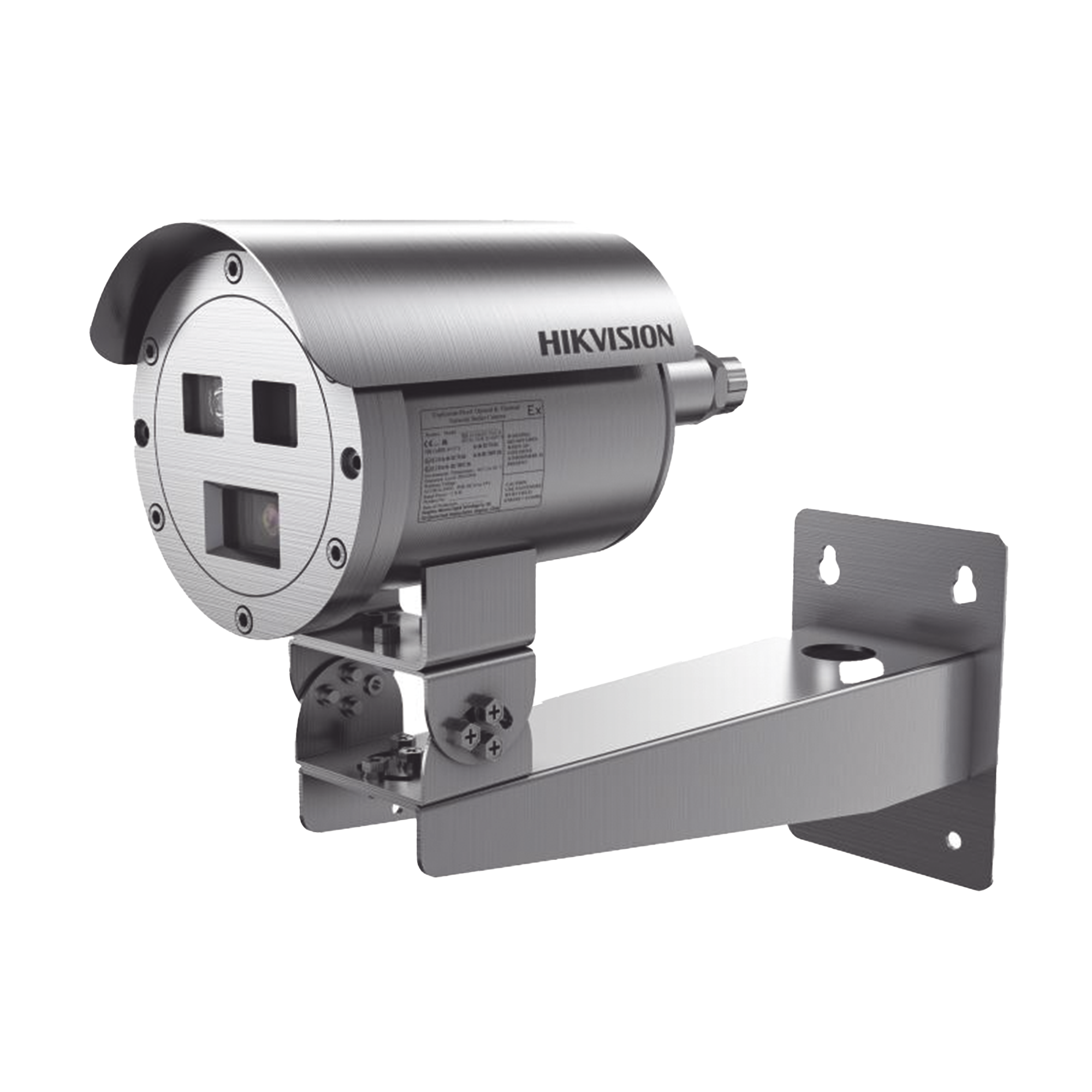 Hikvision ds-2td2528t-10/q ds2td2528t10/q Bala IP Térmica Dual / Termico 9.7 mm (256 X 192) + Óptico 8 mm (4 MP) / Termométrica / Detección de Temperatura / IP68 / 30 mts IR / Antiexplosión / Anticorrosión