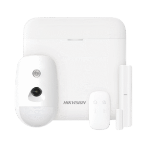 Hikvision ds-pwa48-ks-cam (AX PRO) KIT de Alarma AX PRO con GSM (3G/4G) / Incluye: 1 Hub / 1 Sensor PIR con Cámara / 1 Contacto Magnético / 1 Control Remoto / WiFi / Compatible con Hik-Connect P2P