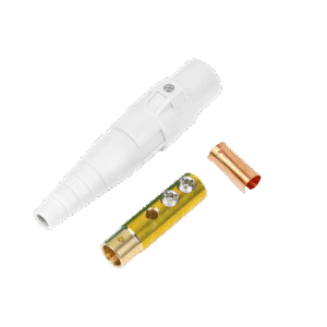 Epcom Proaudio epcamlock400afwhite Conector camlock 400 AMPERES HEMBRA COLOR BLANCO