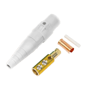 Epcom Proaudio ep-camlock-400a-m-white Conector camlock | 400 AMPERES | MACHO | color blanco