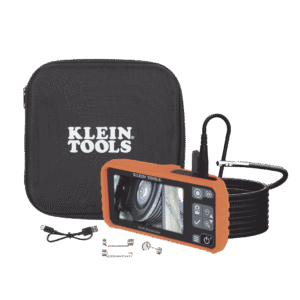 Klein Tools et19 ET19 Dual Cámara Boroscopio Pro 5.5mm 720p USB-C/Wi-Fi, y LCD 4.3 a Color, Cuello de Cisne Blindado 10 (3m) con Imán y 6 LED´s. Batería Io-Li Recargable. Ideal en Industria Automotriz, Electricidad, HVAC, Plomería