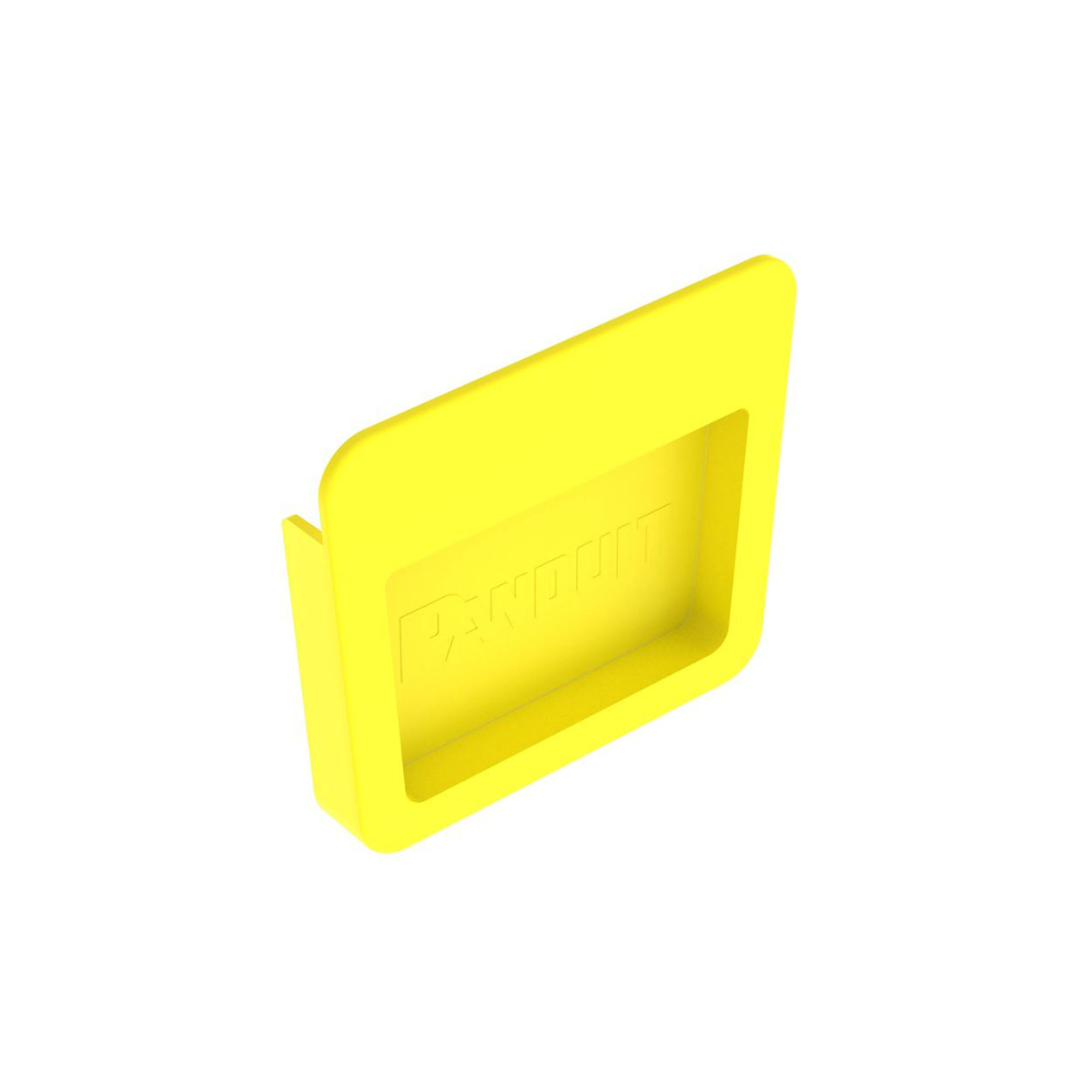 Panduit frec4x4lyl Tapa Final Para Canaletas FiberRunner? 4x4, de Instalación a Presión, Color Amarillo