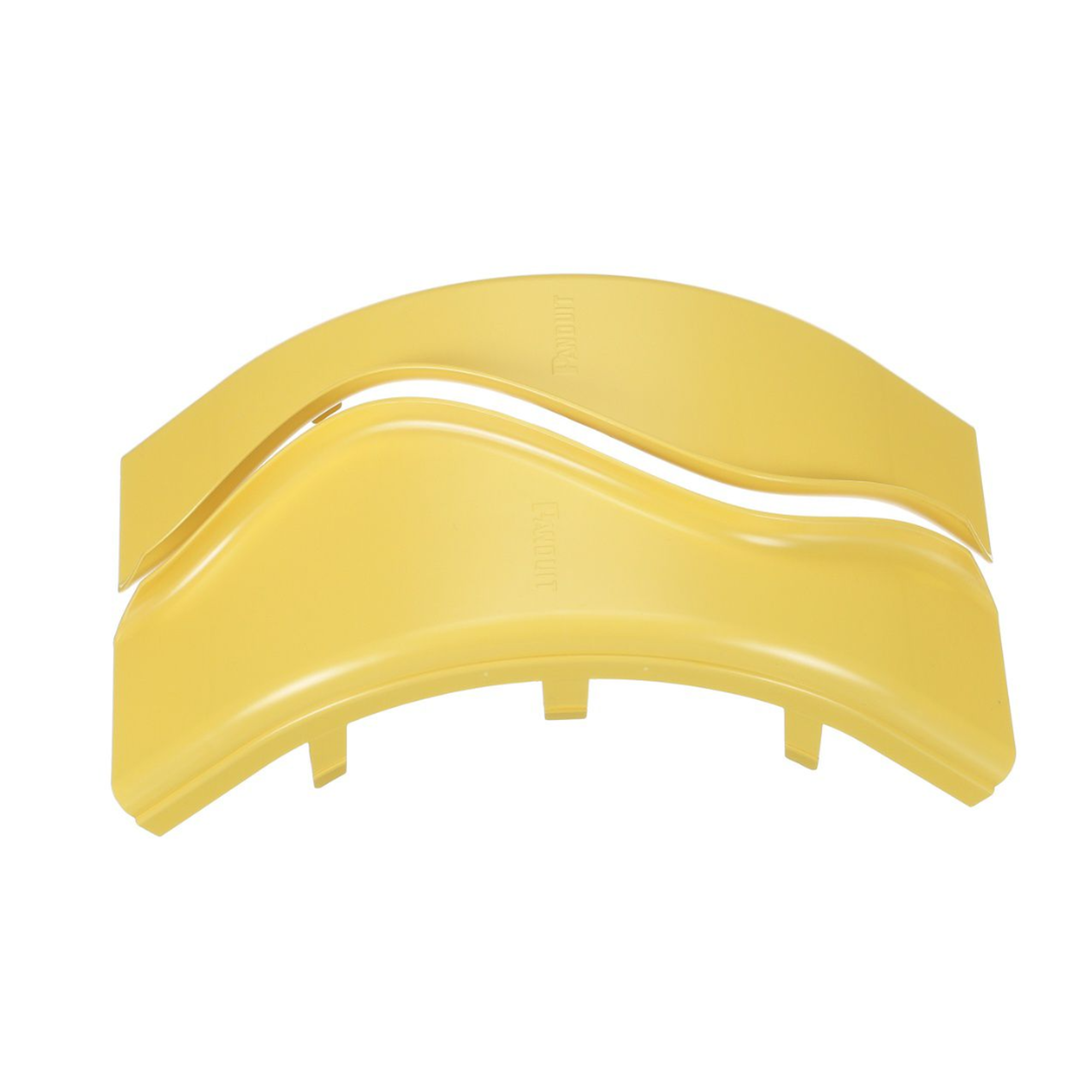 Panduit frovrasc4lyl Tapa de Bajada Vertical Exterior de 90º, Para uso con Canaletas 4X4 FiberRunner?, Color Amarillo