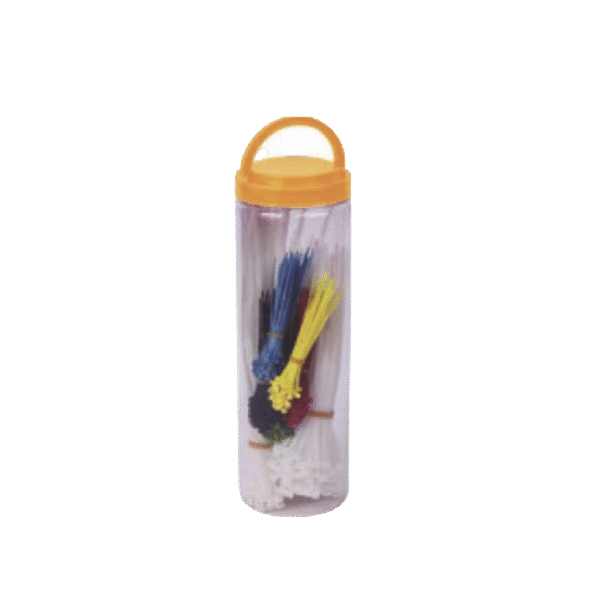 Precision pst-c05-002 Kit de 1000 Cinchos Plásticos de 4 Diferentes Medidas y Colores