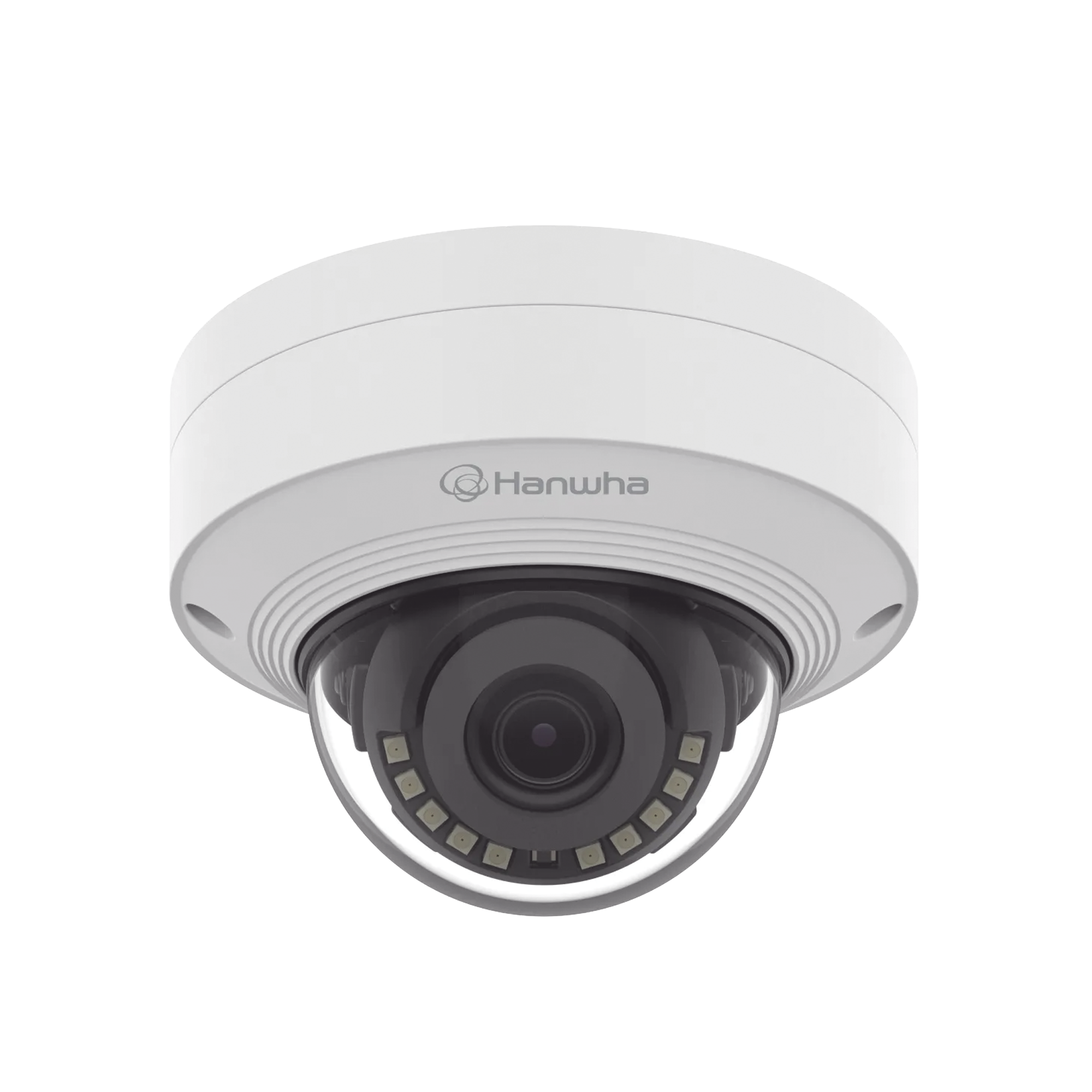 Hanwha Techwin Wisenet qnv-c8011r qnvc8011r Cámara IP Tipo Domo Antivandálica 5 Megapíxel / Lente 3 mm / IR 20M / WDR 120db / Exterior IP66 / H.265 & WiseStream