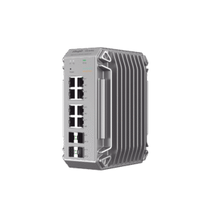Ruijie rg-nis3100-8gt4sfp-hp rgnis31008gt4sfphp Switch Industrial PoE, Ideal para temperaturas Extremas y protección contra descargas, 8 Puertos Gigabit PoE 802.3 af/at, 4 Puertos SFP Administrable Cloud