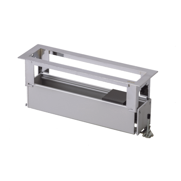 Simon sm-cep-4m Caja Para Instalación en Escritorio para Voz, Datos o Contactos Eléctricos / Capacidad para 4 Módulos / Salida de Cables Posterior / Los Módulos se Adquieren Aparte / (KFC134/14CY)