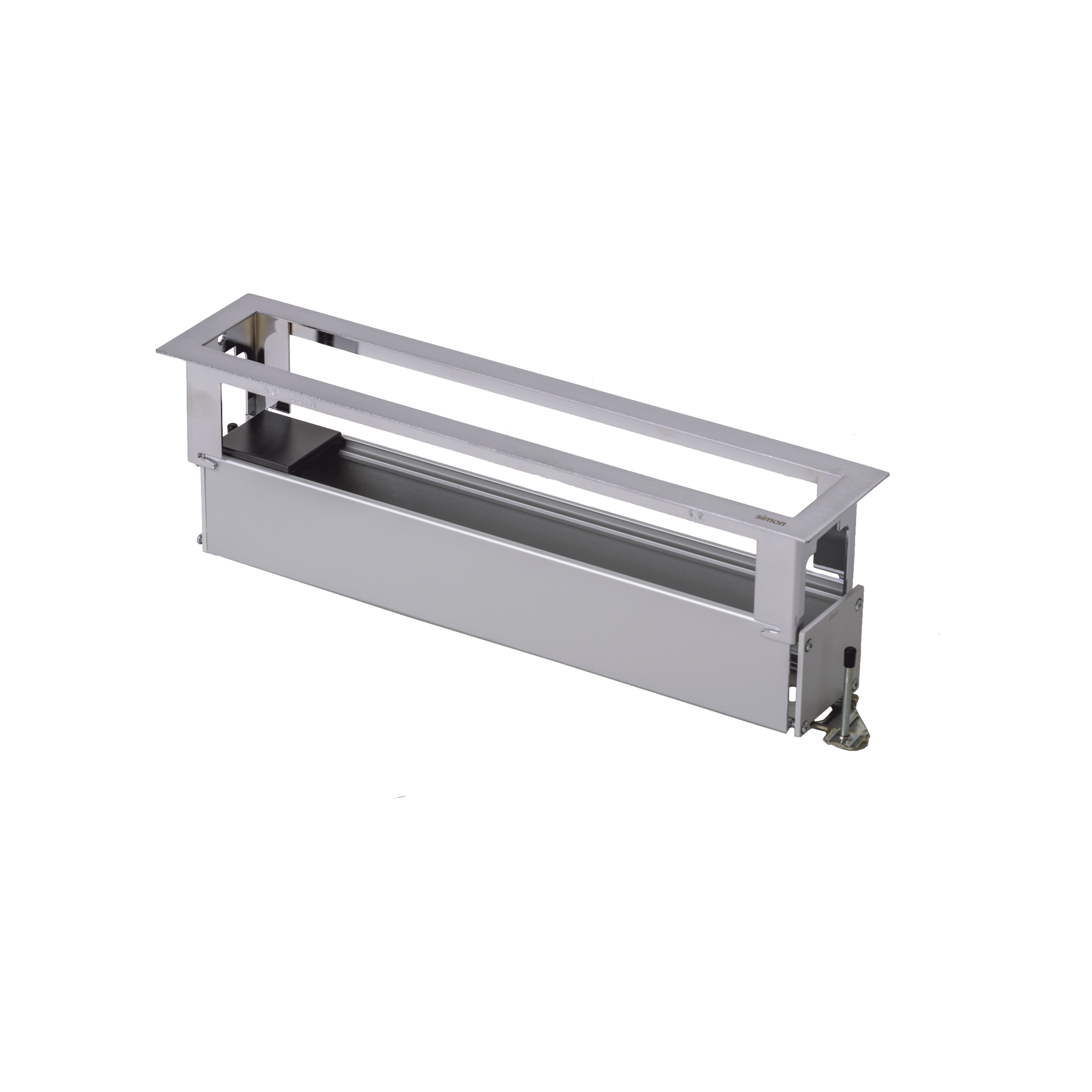 Simon sm-cep-6m Caja Para Instalación en Escritorio para Voz, Datos o Contactos Eléctricos / Capacidad para 6 Módulos / Salida de Cables Posterior / Los Módulos se Adquieren Aparte / (KFC136/14CY)
