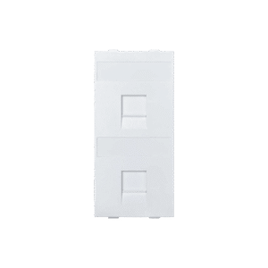Simon sm-fp-2-key Módulo Color Blanco Con 2 Espacios para Jacks Keystone para Instalarse en la caja de Pavimento / (S76B/9)