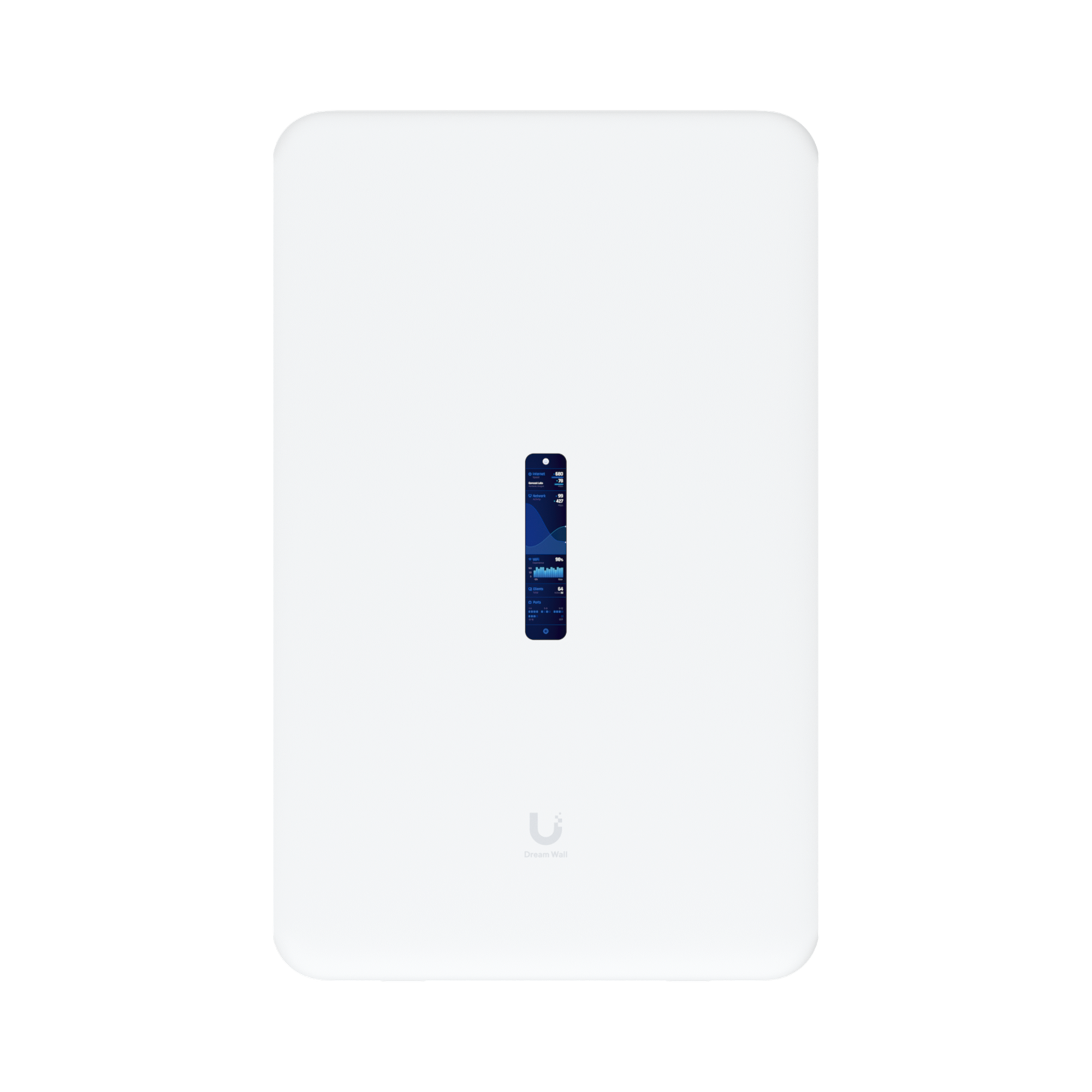 Ubiquiti udw udw UniFi Dream Wall Machine, TODO en uno: Cloud Gateway: Administre todas las aplicaciones UniFi / Switch 17 puertos GbE POE/ WiFi 6 Mu-MIMO 4x4 / almacenamiento interno 128 GB SSD (expandible con bahia)