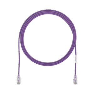 Panduit utp28sp5vl Cable de Parcheo TX6, UTP Cat6, Diámetro Reducido (28AWG), Color Violeta, 5ft