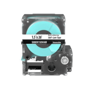 Panduit s000x150vam Casete de Etiquetas Autolaminadas de Cinta Continua, de 26 (1 in) mm de Ancho, 7.9 m de Largo, Para Cables Cat. 5e/6, Color Blanco