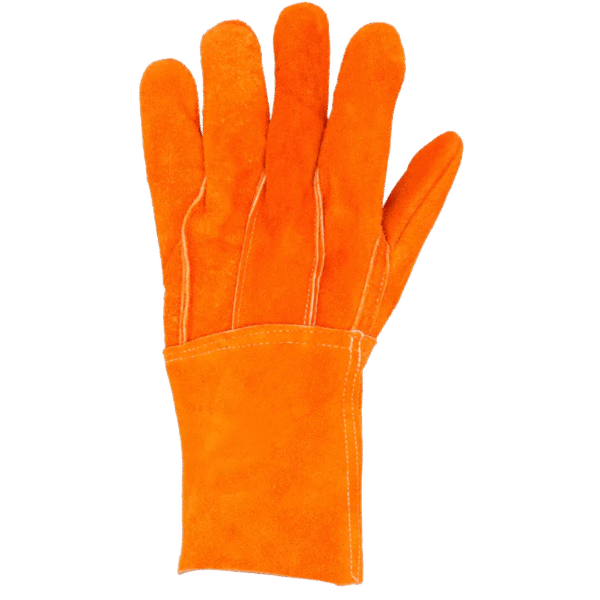 Surtek sys-gcal SYSGCAL Guantes de Carnaza Largo/ Refuerzo en Palma / Resistente a Abrasión y Temperaturas Moderadas.