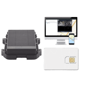 Jimiiot ll303kit2 ll303kit2 KIT Localizador 4G con carga solar / Semiautónomo / Rastreo de contenedores / Cajas de tráiler / Alarma de sabotaje audible / Incluye Licencia vitalicia EPCOMGPSCODE y SIM de datos SIM500MB2Y