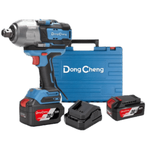 Dong Cheng dcpb-1288h-2k dcpb1288h2k Llave de Impacto Inalámbrica de 20V, Entrada de 3/4 in, Incluye 2 Baterías de 6Ah, Cargador y Estuche