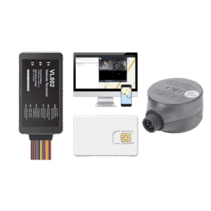 Jimiiot vl802kitfuel vl802kitfuel Kit localizador vehicular / 4G LTE / BLE / RS485 / Audio dos vias (requiere accesorios) / incluye SIM500MB2Y, Plataforma EPCOMGPSCODE y UL212 Sensor ultrasonico