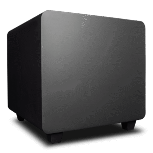 Truaudio dfs10bk Subwoofer Activo de 10in | Diseño Down-Firing | 300W RMS | Recinto Sellado | Acabado Negro