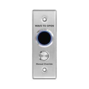 Accesspro apb2bl-40 apb2bl40 Botón de Salida Doble con Aro Iluminado / IP65 / Diseño Estético Delgado / Temporizador y Distancia Ajustable / Botón Sin Contacto y Botón de Contacto en uno solo