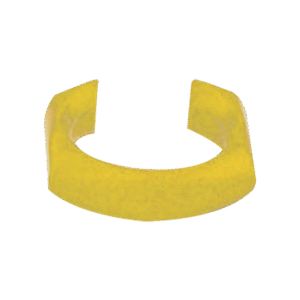 Siemon clip-05 Clip de identificación para Patch Cord Siemon, Color Amarillo, Bolsa con 25 piezas