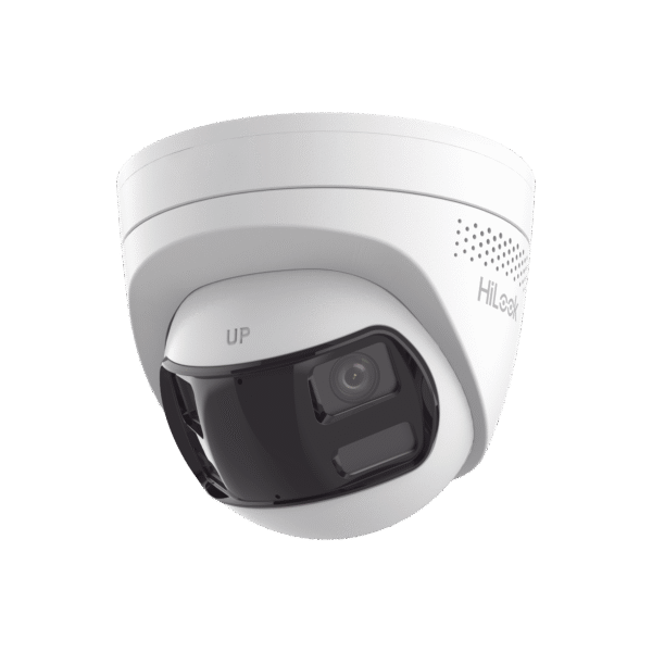 Hilook By Hikvision ipc-t260had-luf/sl ipct260hadlufsl [Dual Light] Turret IP 6 Megapixel / Imagen Panorámica 180°/ PoE / Micrófono y Bocina Integrado / Exterior IP67 / Audio Bidireccional / Alarma Visual y Auditiva Integrada / Smart Supplement Light / Micro SD 512 GB