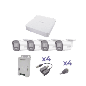 Epcom Professional kestxlt4bc kestxlt4bc KIT COLORVU TURBOHD 1080p Lite / DVR 4 Canales / 4 Cámaras Bala (exterior 2.8 mm) / Transceptores / Conectores / Fuente de Poder Profesional