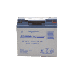 Power Sonic ps-12200-nb ps12200nb Batería 12V, 20AH, Para Respaldo, Tecnologías AGM/VRLA, 5 Años Vida Útil, Terminales NB, Reconocida UL