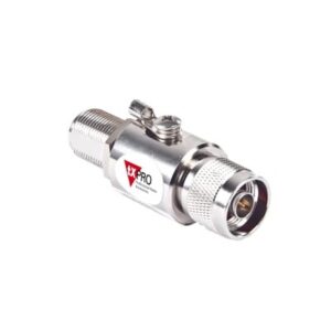 Epcom Powerline tx-2500-l tx2500l Protector de Línea Coaxial, tipo tubo de gas y paso de C.D., para 0-2.5 GHz, 750W y 0.2 dB de Perdida por Inserción