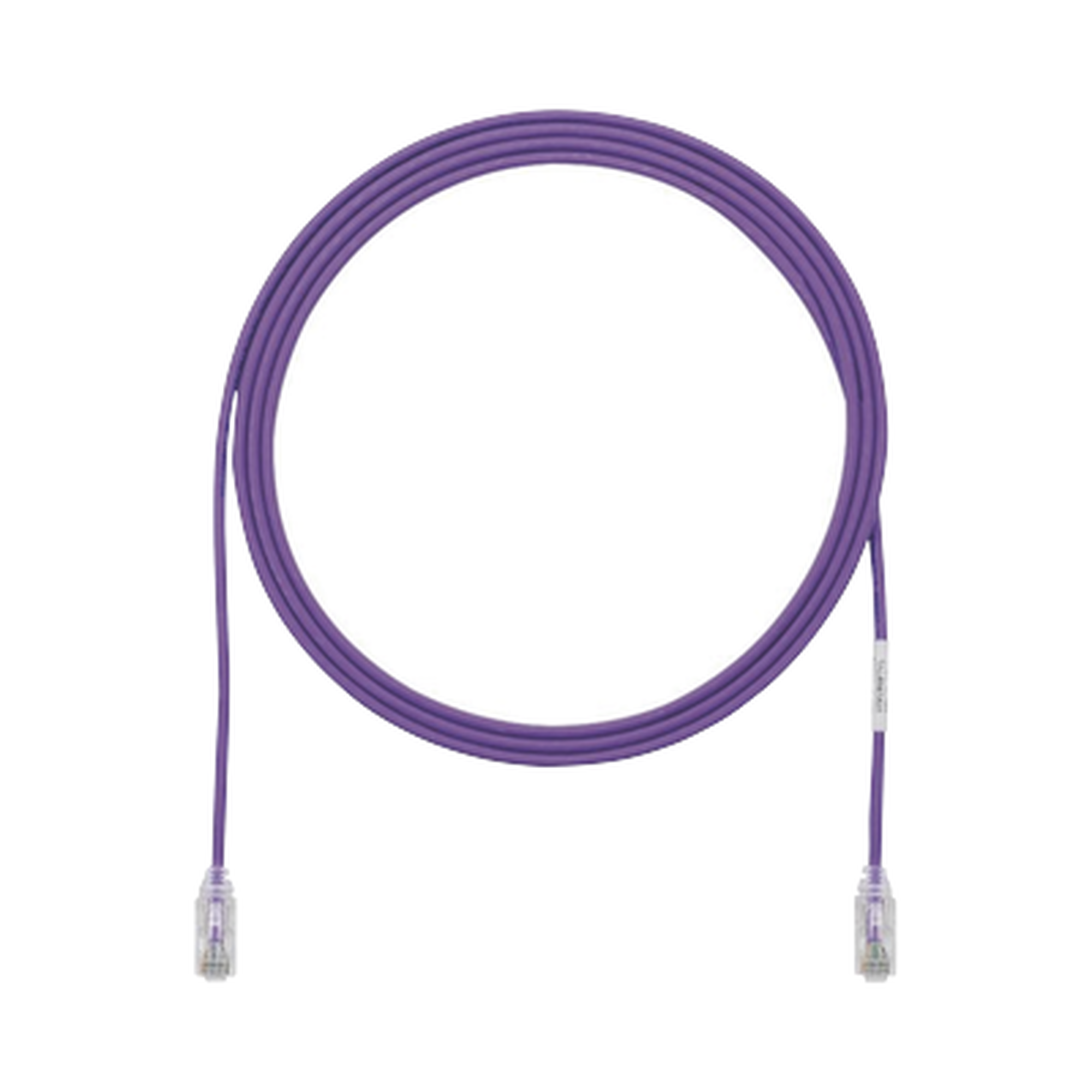 Panduit utp28sp3vl Cable de Parcheo TX6, UTP Cat6, Diámetro Reducido (28AWG), Color Violeta, 3ft