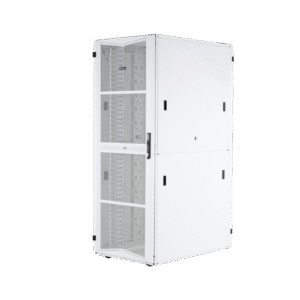 Panduit xg64212ws0001 xg64212ws0001 Gabinete FlexFusion para Centros de Datos, 42 UR, 600 mm de Ancho, 1070 mm de Profundidad, Fabricado en Acero, Color Blanco