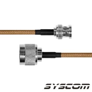 Epcom Industrial sbnc-142-n-60 sbnc142n60 Cable RG-142/U de 60 cms, con conectores BNC Macho a N Macho.