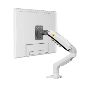 Nb-Epcom f80nbw f80nbw Brazo Ajustable para Monitor Ergonómico / Compatible con Monitores de 17 - 30 / Capacidad de Peso hasta 9 kg / Rotación 360° / Inclinación +85° a  -30° / Giro 180° / Ajuste de Resorte de Gas / Color Blanco
