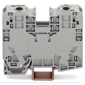 Wago 285-135 285135 Borna de Paso / 2 Conductores / 35 mm² / POWER CAGE CLAMP / Montaje en Carril DIN 35 x 15 / Poliamida (PA66) / Gris / Tensión 1000 V / Corriente 125 A