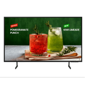 Samsung Electronics be55dh Television Profesional LED de 55 / UHD 4K (3840x2160p) / 3 años de garantia /  Entradas de Video HDMI / Bocinas Integradas de 20 W / Compatible VESA / Ideal para uso comercial y residencial.