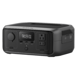 Ecoflow efr3 efr3 EcoFlow River 3 | Estación de Energía Portátil 245Wh Litio LFP / 2 AC 300 W (Max. 550W) / 1 USB-C 100W / 2 USB -A 12W / Cargador de Coche 8A a 12 o 24V / Conectividad WiFi y Bluetooth (App) / Carga Solar 110W Max.