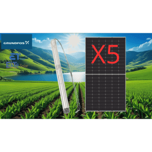 Grundfos kit15sqf290610wb kit15sqf290610wb Kit De Bombeo Solar/ Bomba 2.5 Kw / 5 Módulos Solares 610w