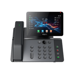 Fanvil v66-pro v66pro Telefono IP Wi-Fi, Handset Inalámbrico, Recepción de Video, 20 Líneas SIP, Puertos Gigabit, PoE con Puerto USB, Bluetooth.