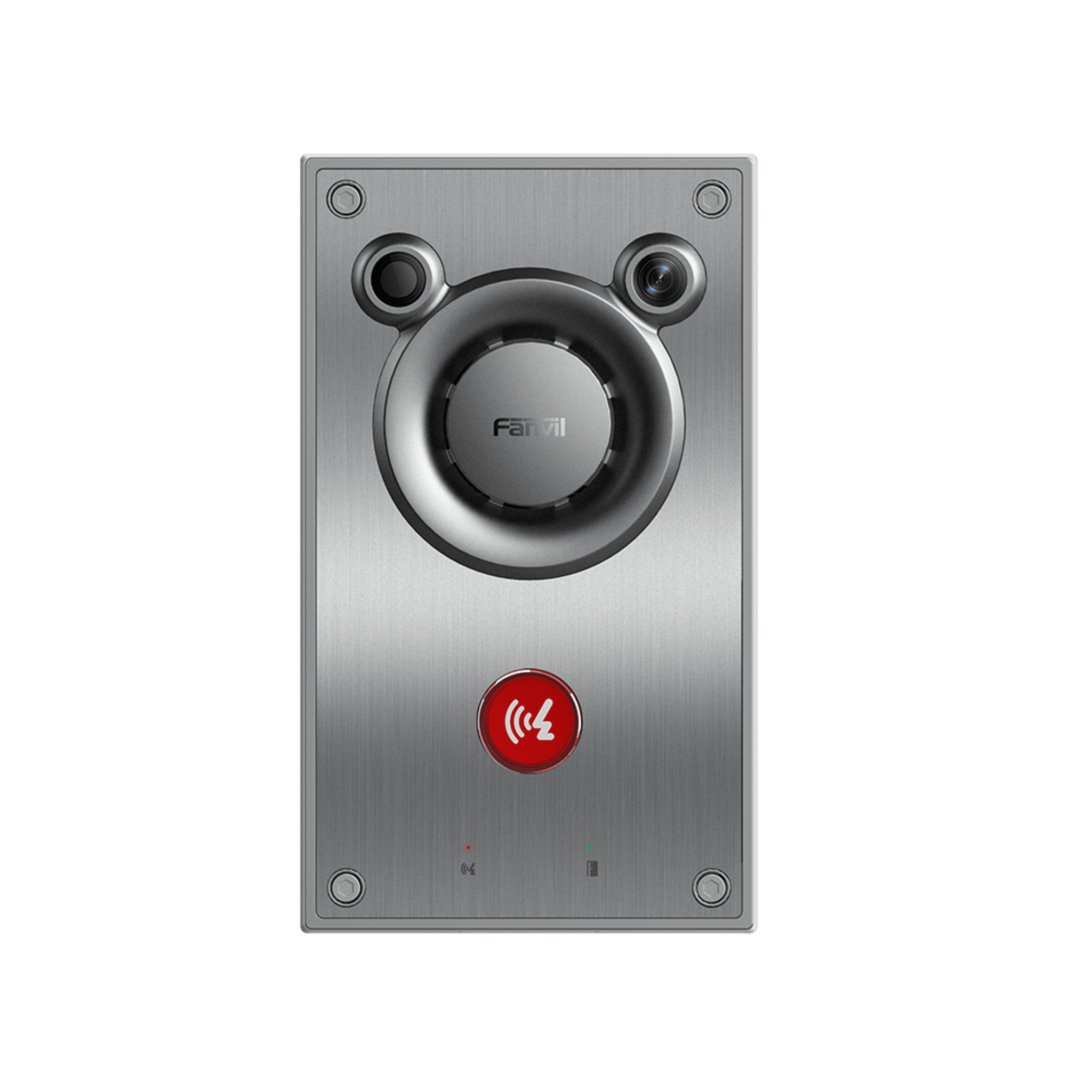 Fanvil a12v a12v Video/ Intercomunicador IP, Altavoz 10W, 2 relevadores con botón para llamada, anti-vandálico, IP66 e IK10, PoE