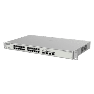 Ruijie rg-nbs3200-24gt4xs-p-v2 rgnbs320024gt4xspv2 Switch Administrable PoE Capa 2+ Plus, con 24 puertos Gigabit PoE 802.3af/at + 4 SFP+ para fibra 10Gb, gestión gratuita desde la nube, 370w