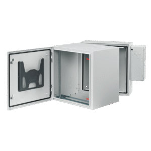 Hoffman pths362430g4a pths362430g4a Gabinete Industrial ProTek de Puerta Sólida, Con Aire Acondicionado de 4000 BTU, Protección NEMA Tipo 4/12; IP66; IK10, Abatible, Fabricado en Acero, 19 UR, Color Gris Claro