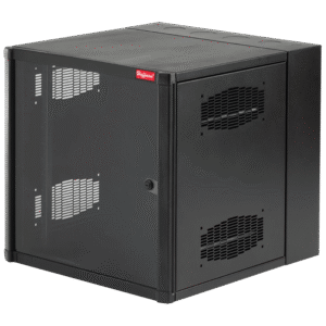 Panduit ewmw482430 ewmw482430 Gabinete AccessPlus de Montaje en Pared de 19in, Rieles Numerados y Roscados #10-32, Puerta con Ventana de Seguridad, 600 mm de Ancho, 762 mm de Profundidad, 26 UR, Color Negro