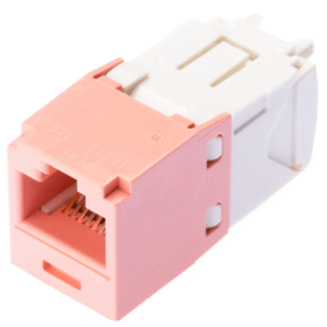 Panduit cj688tgpk cj688tgpk Conector Jack RJ45 Estilo TG, Mini-Com, Categoría 6, de 8 posiciones y 8 cables, Color Rosa