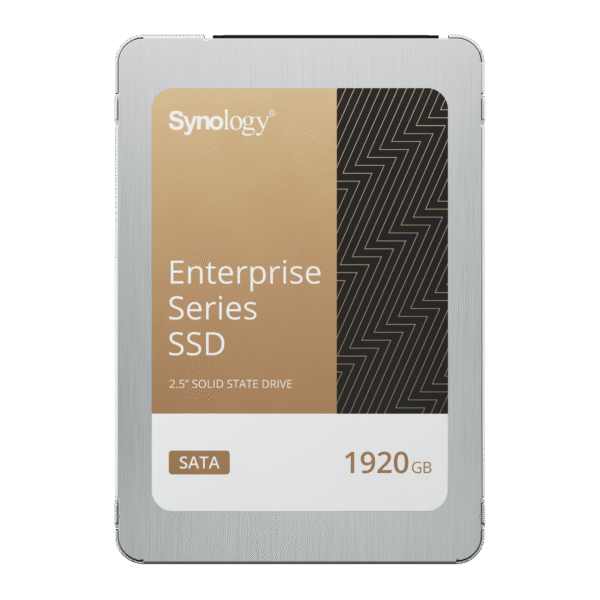 Synology sat5221-1920g sat52211920g SSD SATA de 2,5 Serie Enterprise | 1920 GB | Alto Rendimiento Estable 50.000 IOPS | Resistencia Empresarial 10.000 TBW | Protección de Datos Integral | Análisis de Vida Útil | Compatibilidad con Synology DSM | Garantía de