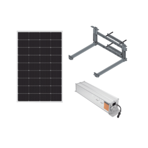 Epcom Industrial kit-epim-fvb kitepimfvb Kit  Solar para alimentar hasta 30W, Salida 12/24 Vcc,  Para alimentar camaras PTZ y Enlaces Punto a Punto, Panel Solar 180W, Bateria Litio 1280 Wh