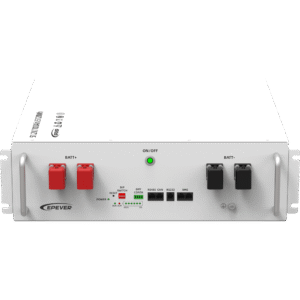 Epever lfp100ep51.2v2 lfp100ep51.2v2 Batería de Litio LiFePO4 51.2Vcc, 5.12Kwh, Rack 4UR para Montaje en Rack,