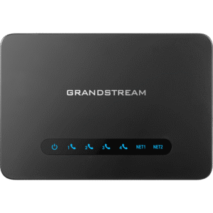 Grandstream ht-814-v2 ht814v2 Gateway VoIP con Router NAT / 4 Puertos FXS (Conectar Teléfono Análogo) / Router NAT Gigabit Integrado / Cifrado AES Reforzado / Aprovisionamiento Automático / Soporta SIP y Fax T.38