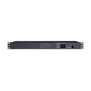 Cyberpower pdu24001 pdu24001 PDU ATS (Fuente Redundante Auto-transferible) Medible, Para Distribución de Energía, 2 Entradas 120 Vca NEMA5-15P, Con 10 Salidas NEMA 5-15R, Horizontal 19in, 1UR