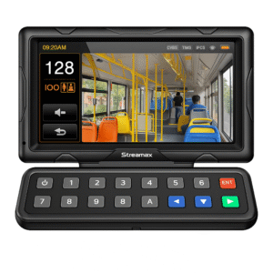 Epcom xmrcp5 xmrcp5 Panel de control dáctilar multifuncional con monitor de 7 para MDVR móvil Streamax