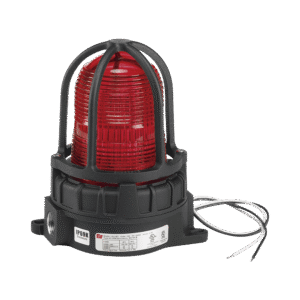 Federal Signal Industrial 191xls120240r Luz de advertencia LED color Rojo para ubicaciones peligrosas, montaje para superficies, 120/240Vca,